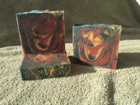 New Item: Colors of Christmas Artisan Soap.