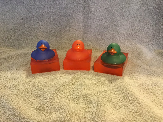 Oops I forgot the Scent Melt and Pour Soap with Duck